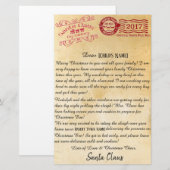 Brief van de Santa | Noordpoolbrieven Briefpapier (Voorkant / Achterkant)