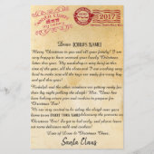 Brief van de Santa | Noordpoolbrieven Briefpapier (Voorkant)