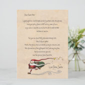 Brief van de Santa Personalized (Staand voorkant)