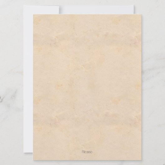 Brief van de Santa Personalized (Achterkant)