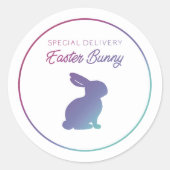 Brief van de Stickers van de paashaas (Voorkant)