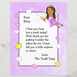 Brief van de Tooth Fairy