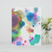 Brief van de waterverf! (Staand voorkant)