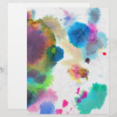 Brief van de waterverf! (Voorkant / Achterkant)