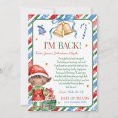 Brief van Elf Christmas Boy Brief Kaart (Voorkant)