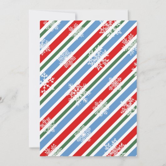 Brief van Elf Christmas Boy Brief Kaart (Achterkant)