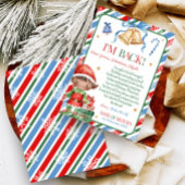 Brief van Elf Kerst Elf Briefkaart