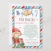 Brief van Elf Kerst Jongen Briefkaart (Voorkant)