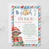 Brief van Elf Kerst Jongen Briefkaart (Voorkant)