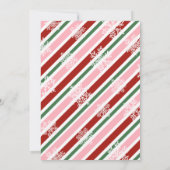 Brief van Elf Kerstmeisje Briefkaart (Achterkant)