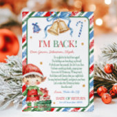 Brief van Elf Kerstmis Jongensbriefkaart Kaart