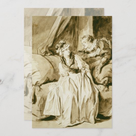 Brief van Fragonard (Spaans debat) (Voorkant / Achterkant)