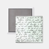 Brief van Franz Schubert Magneet (Voorkant / Achterkant)