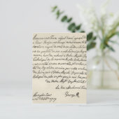 Brief van George I aan Charles VI Briefkaart (Staand voorkant)