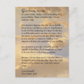 Brief van God Briefkaart (Voorkant)