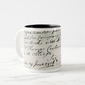 Brief van Handel, juni 1716 Tweekleurige Koffiemok (Voorkant links)
