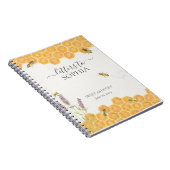 Brief van honingbijen aan mijn dochter-baby-boek notitieboek (Rechterzijde)