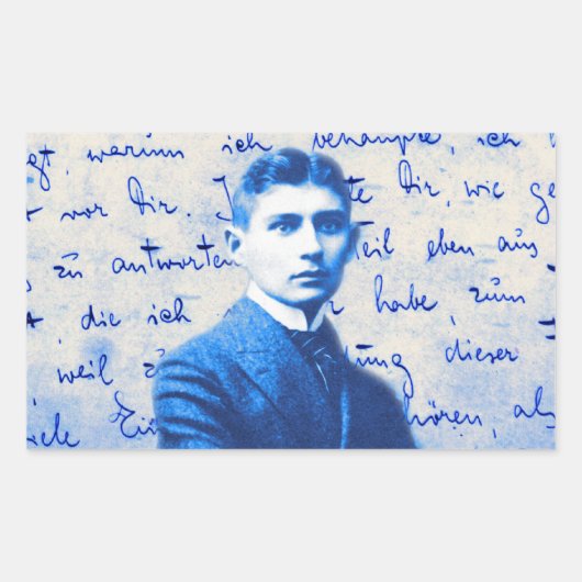Brief van Kafka Rechthoekige Sticker (Voorkant)