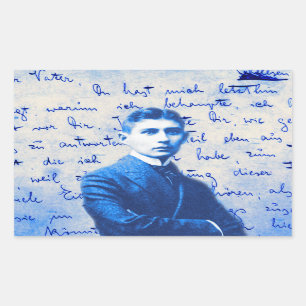 Brief van Kafka Rechthoekige Sticker