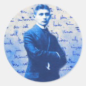 Brief van Kafka Ronde Sticker (Voorkant)