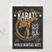 Brief van Karate Uitnodiging (Voorkant)