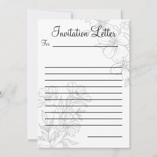 Brief van Karate Uitnodiging (Achterkant)