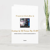 Brief van Kerstman - de Sjabloon van het Elf en (Achterkant)