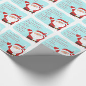 Brief van Kerstman Kerstmis Cadeaupapier (Hoek)