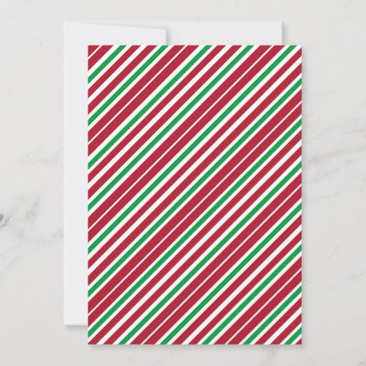 Brief van Kerstman Kerstmis Kaart (Achterkant)