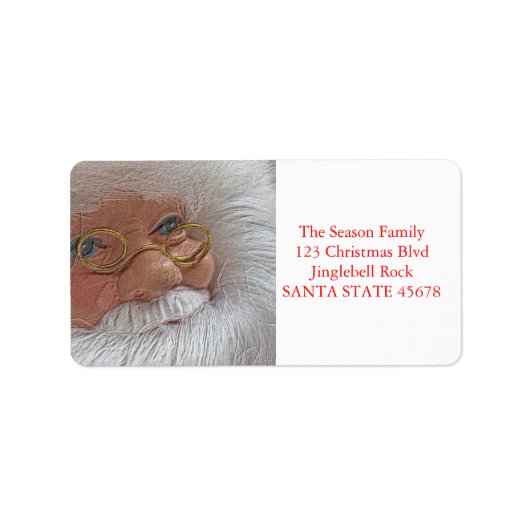 Brief van Kerstmis Etiket (Voorkant)
