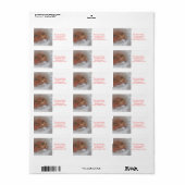 Brief van Kerstmis Etiket (Full Sheet)
