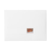 Brief van Kerstmis van de Kerstman Adreslabel Wikkel (Voorkant)