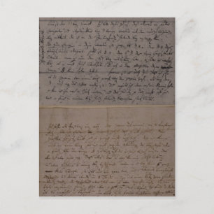 Brief van Leopold Mozart Briefkaart