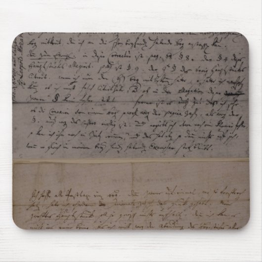 Brief van Leopold Mozart Muismat (Voorkant)
