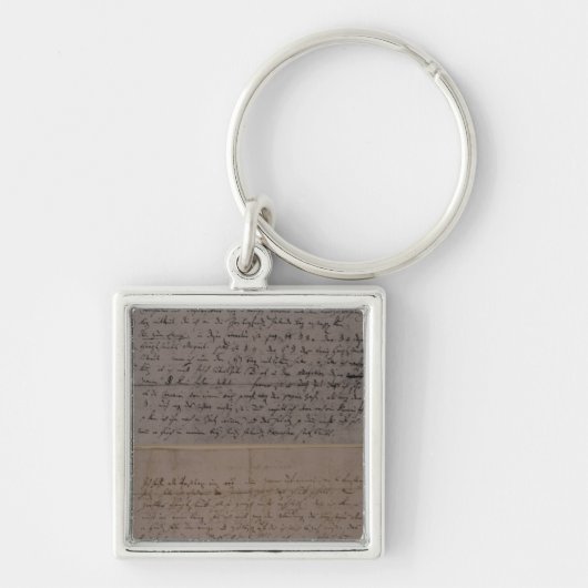 Brief van Leopold Mozart Sleutelhanger (Voorkant)