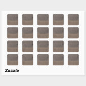 Brief van Leopold Mozart Vierkante Sticker (Vel)