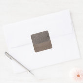 Brief van Leopold Mozart Vierkante Sticker (Envelop)