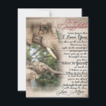 Brief van mama aan mijn dochter, verjaardagscadeau kaart<br><div class="desc">Het is een persoonlijk perfect cadeau voor je dochter, je meisje, je kleine kinderen. Het is een ideaal cadeau voor alle seizoenen. Deze producten zijn geweldig voor een picknick in het park, knuffelen tijdens het tv kijken, ontspannen op de bank, wanddecoratie voor thuis of als een stijlvolle beddensprei. Feestdag cadeau;...</div>