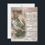 Brief van moeder aan dochter, verjaardagscadeau vo kaart<br><div class="desc">Het is een persoonlijk perfect cadeau voor je dochter, je meisje, je kleine kinderen. Het is een ideaal cadeau voor alle seizoenen. Deze producten zijn geweldig voor een picknick in het park, knuffelen tijdens het tv kijken, ontspannen op de bank, wanddecoratie voor thuis of als een stijlvol beddengoed. Feestdag cadeau;...</div>