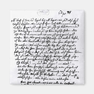 Brief van Mozart aan zijn vader van 5 april Magneet