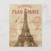 Brief van Parijs Briefkaart (Voorkant)