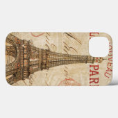 Brief van Parijs Case-Mate iPhone Case (Achterkant (horizontaal))