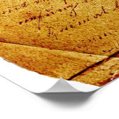  brief van Parijs Poster (Hoek)