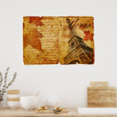  brief van Parijs Poster (Keuken)