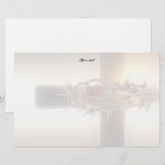 Brief van Pasen! Briefpapier (Voorkant / Achterkant)