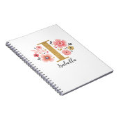 Brief van roze goudbloem I Notitieboek (Rechterzijde)