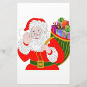  brief van Santa 1 Stationery Briefpapier (Achterkant)