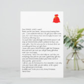  brief van Santa 1 Stationery Briefpapier (Staand voorkant)