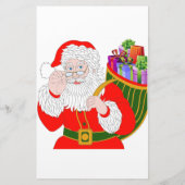  brief van Santa 3 Stationery Briefpapier (Achterkant)