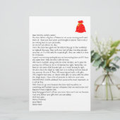  brief van Santa 4 Stationery Briefpapier (Staand voorkant)